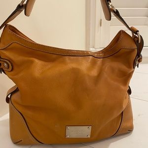 Michael Kors shoulder purse, cognac leather, FUC